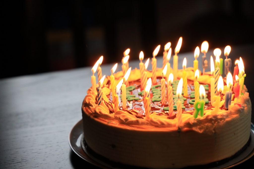 candles on the cake doesn't dictate how old you are